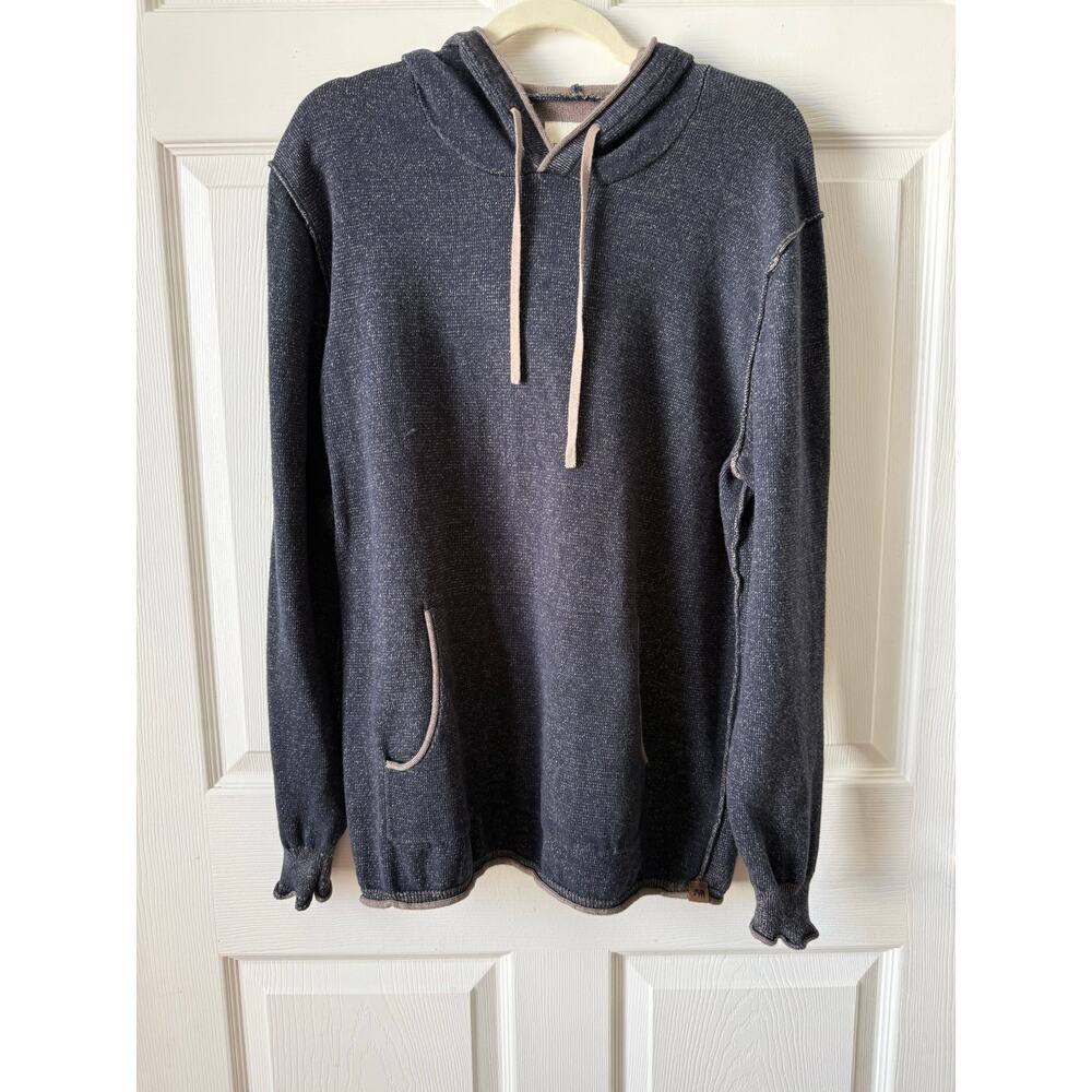 The Normal Brand Gray Knit Pullover Hoodie XL 100% Cotton Cozy Normcore Unisex